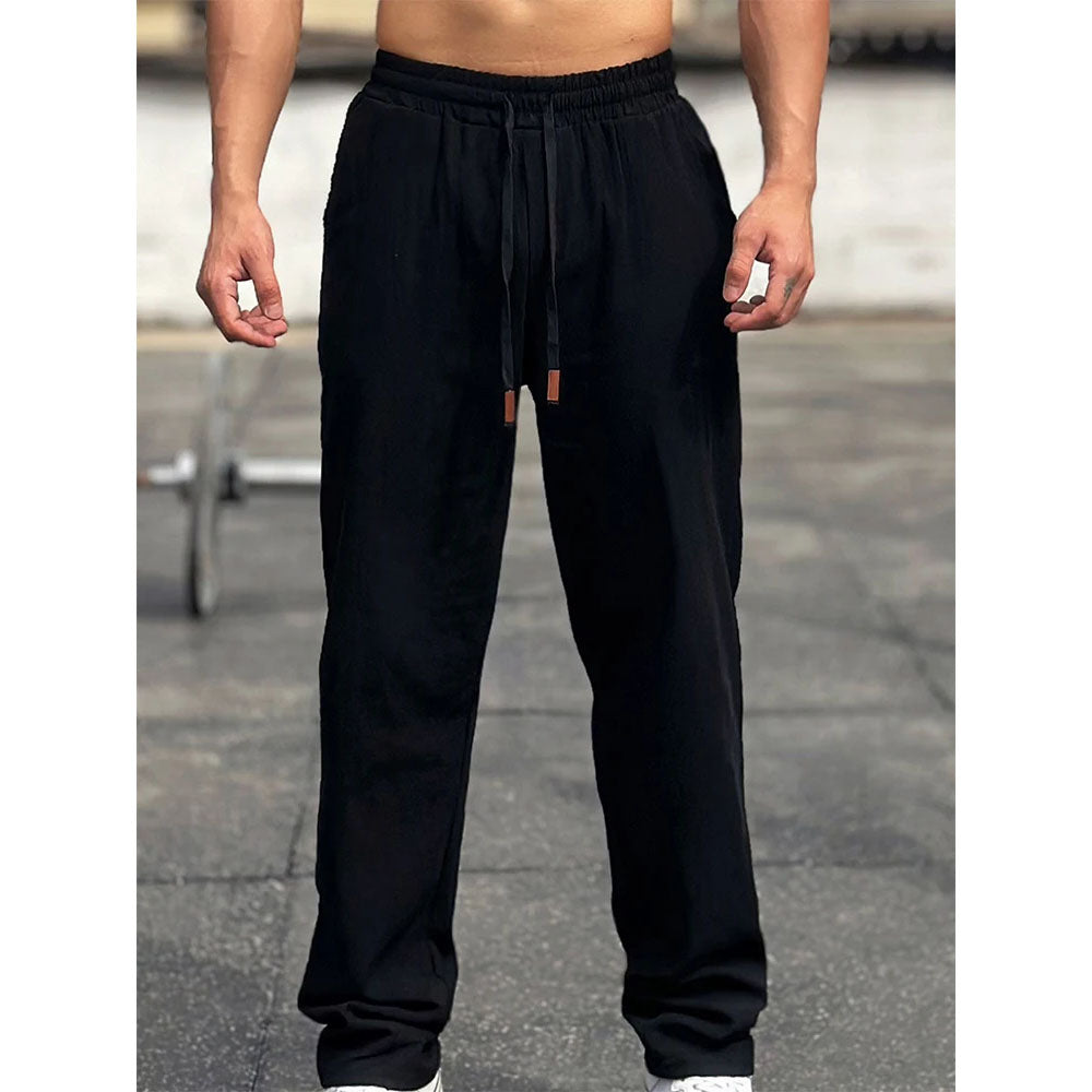 Men's Cotton Linen Athleisure Pants