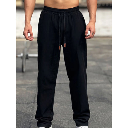 Men's Cotton Linen Athleisure Pants