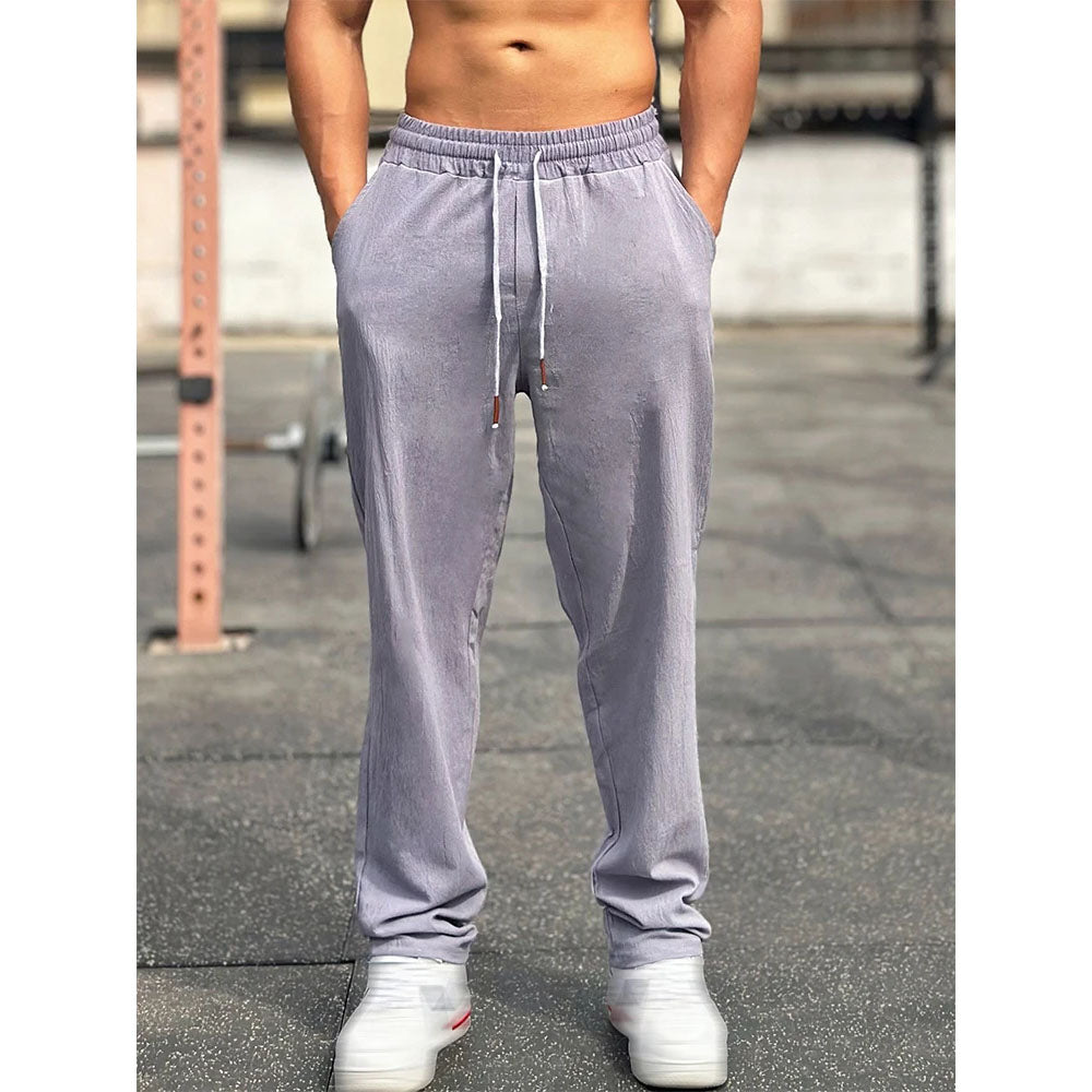 Men's Cotton Linen Athleisure Pants