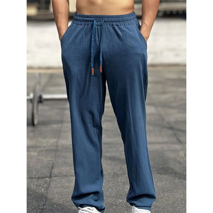 Men's Cotton Linen Athleisure Pants