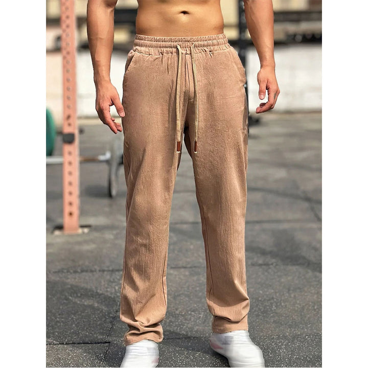 Men's Cotton Linen Athleisure Pants