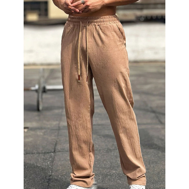 Men's Cotton Linen Athleisure Pants