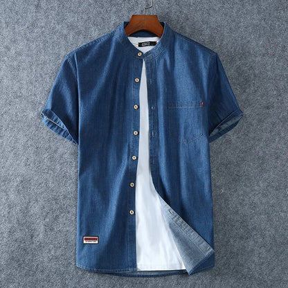 Maritime Elegance Short Sleeve Shirt