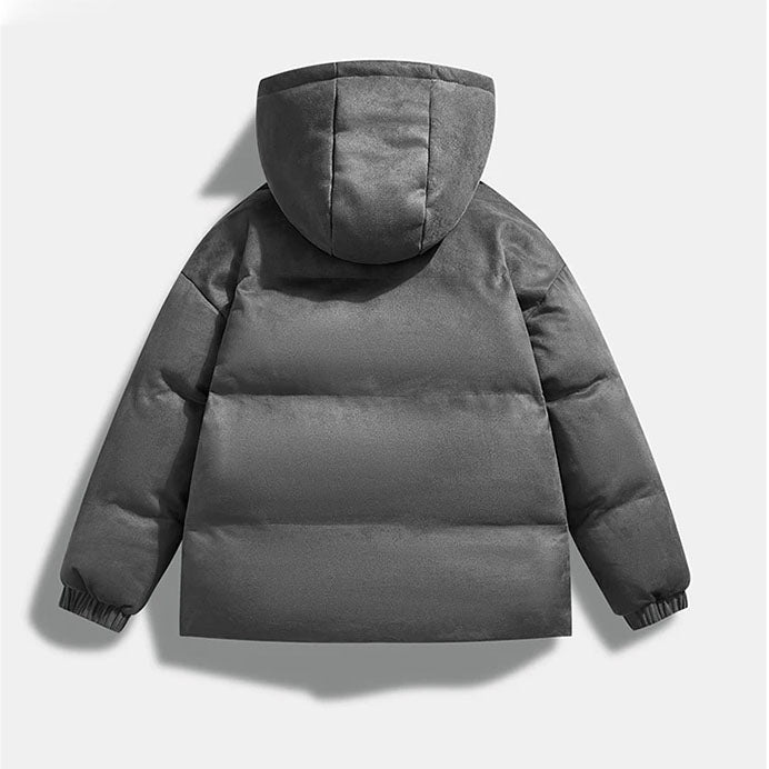 Brayden Suede Winter Puffer Coat