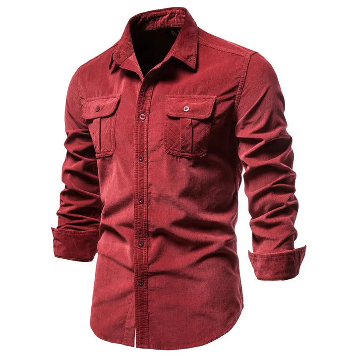 Well-Fit Organic Cotton Corduroy Shirt