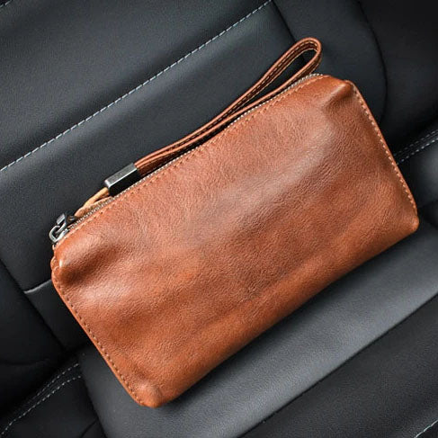 Corteziani Genuine Leather Wrist Bag