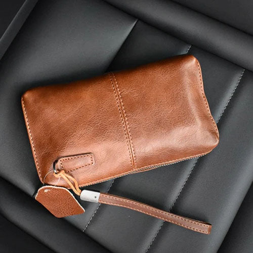 Corteziani Genuine Leather Wrist Bag