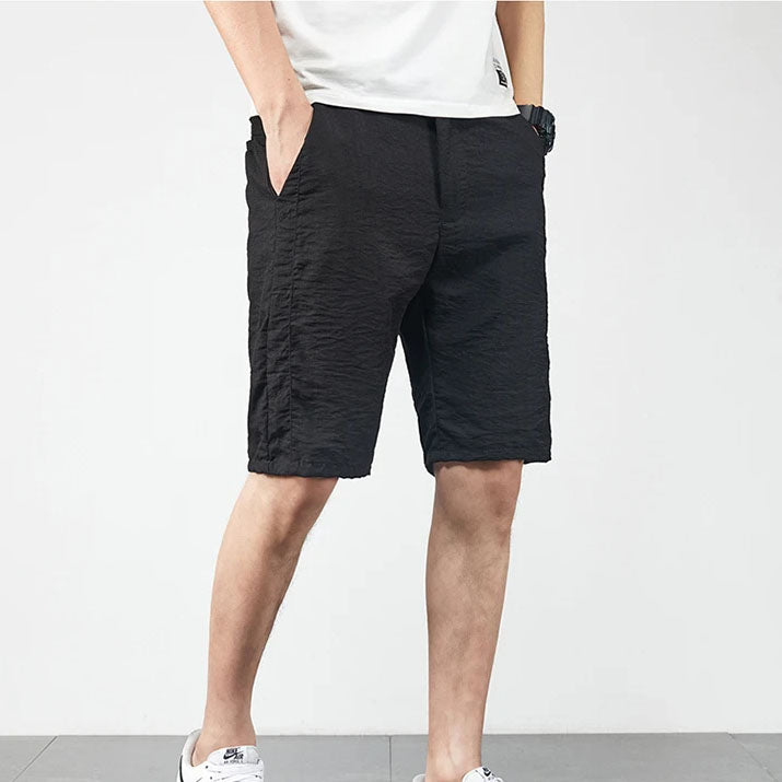 Ice Silk Elastic Summer Shorts