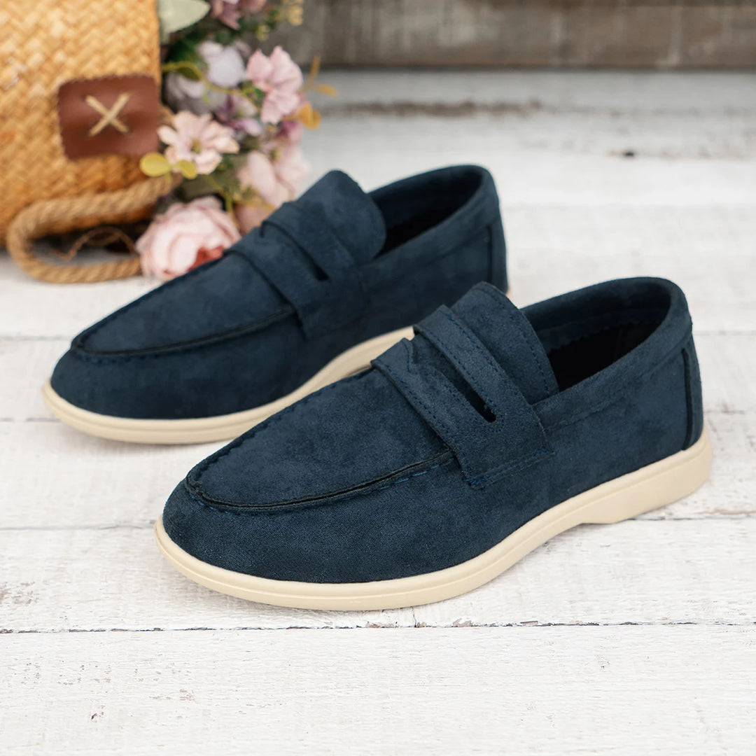 Luxa Loom Women's Suede Comfort Moccasins