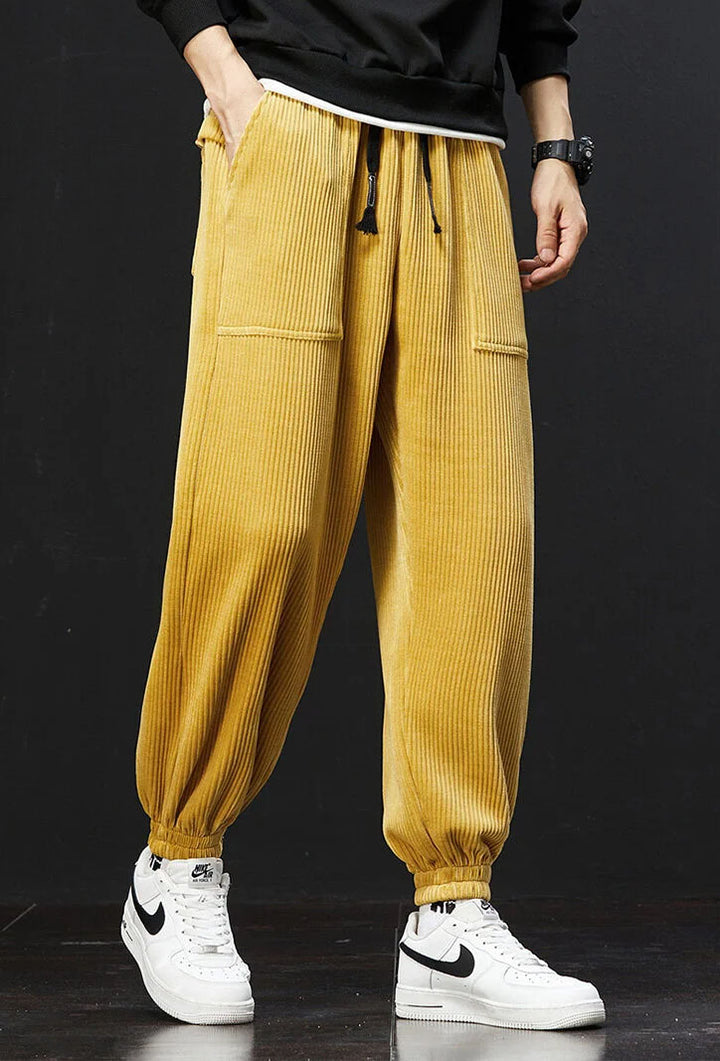 Seoul Wave Corduroy Joggers