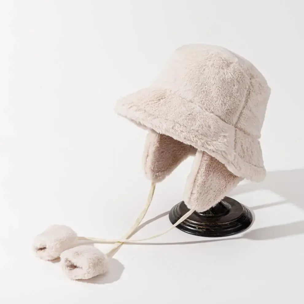 Evelina Fur Bucket Hat