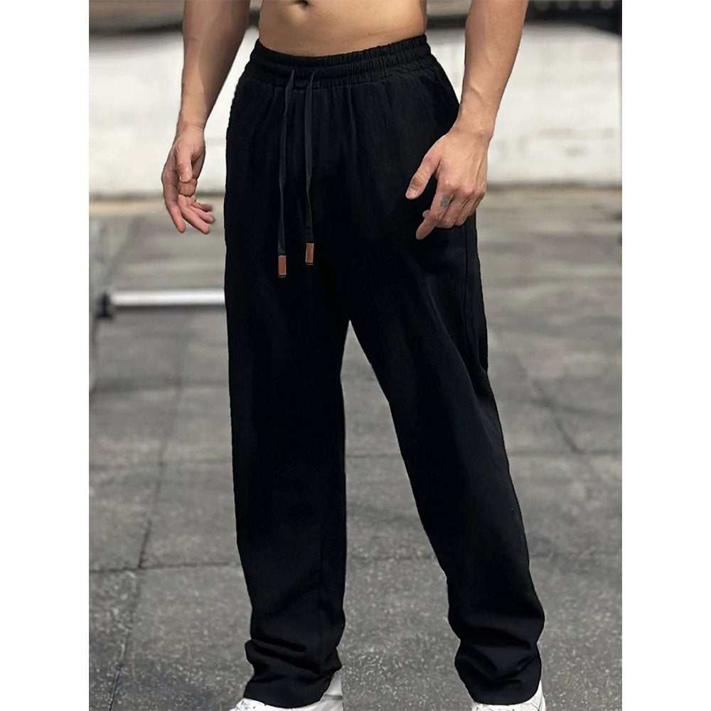 Men's Cotton Linen Athleisure Pants