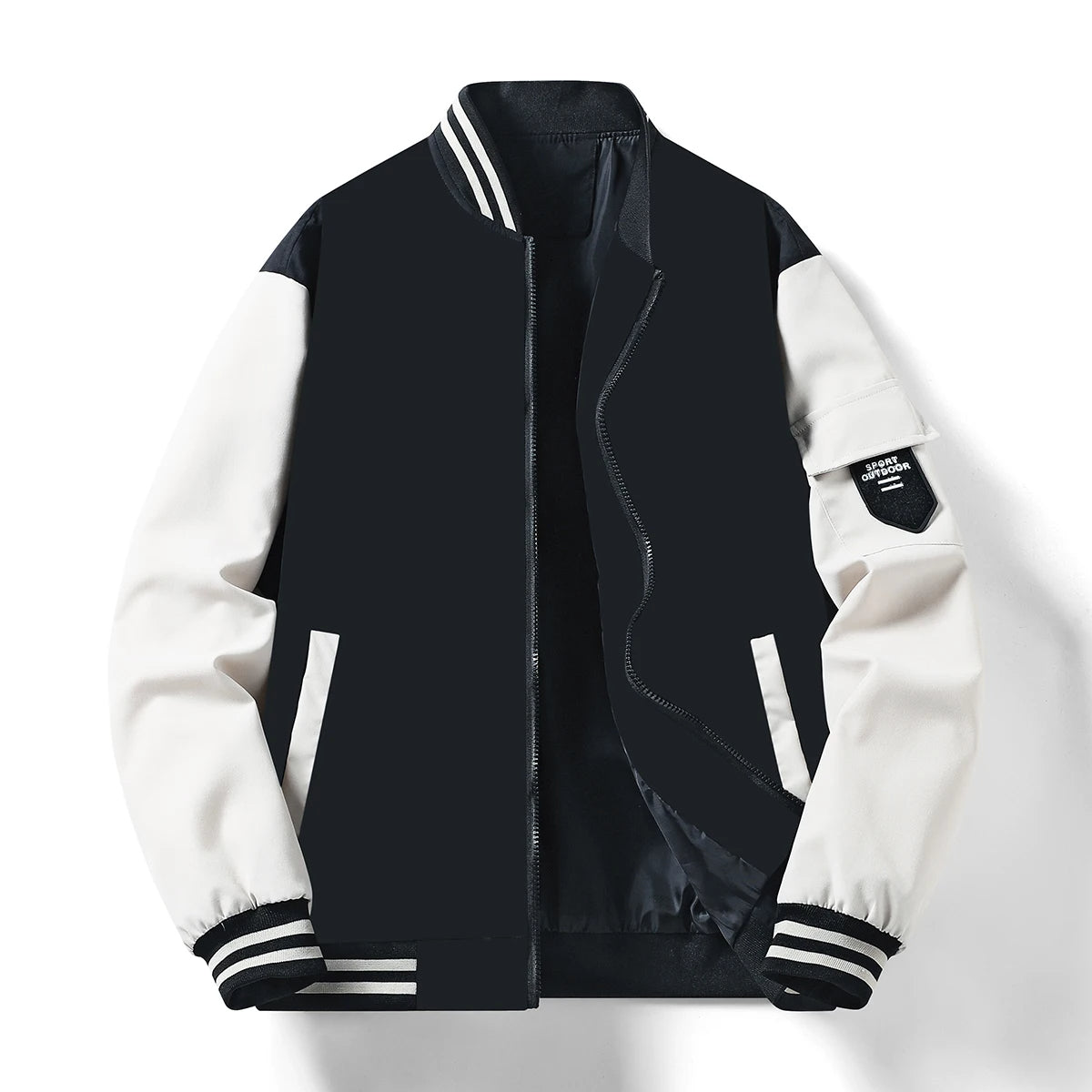 Men's Thin Windbreaker Bomber Jacket