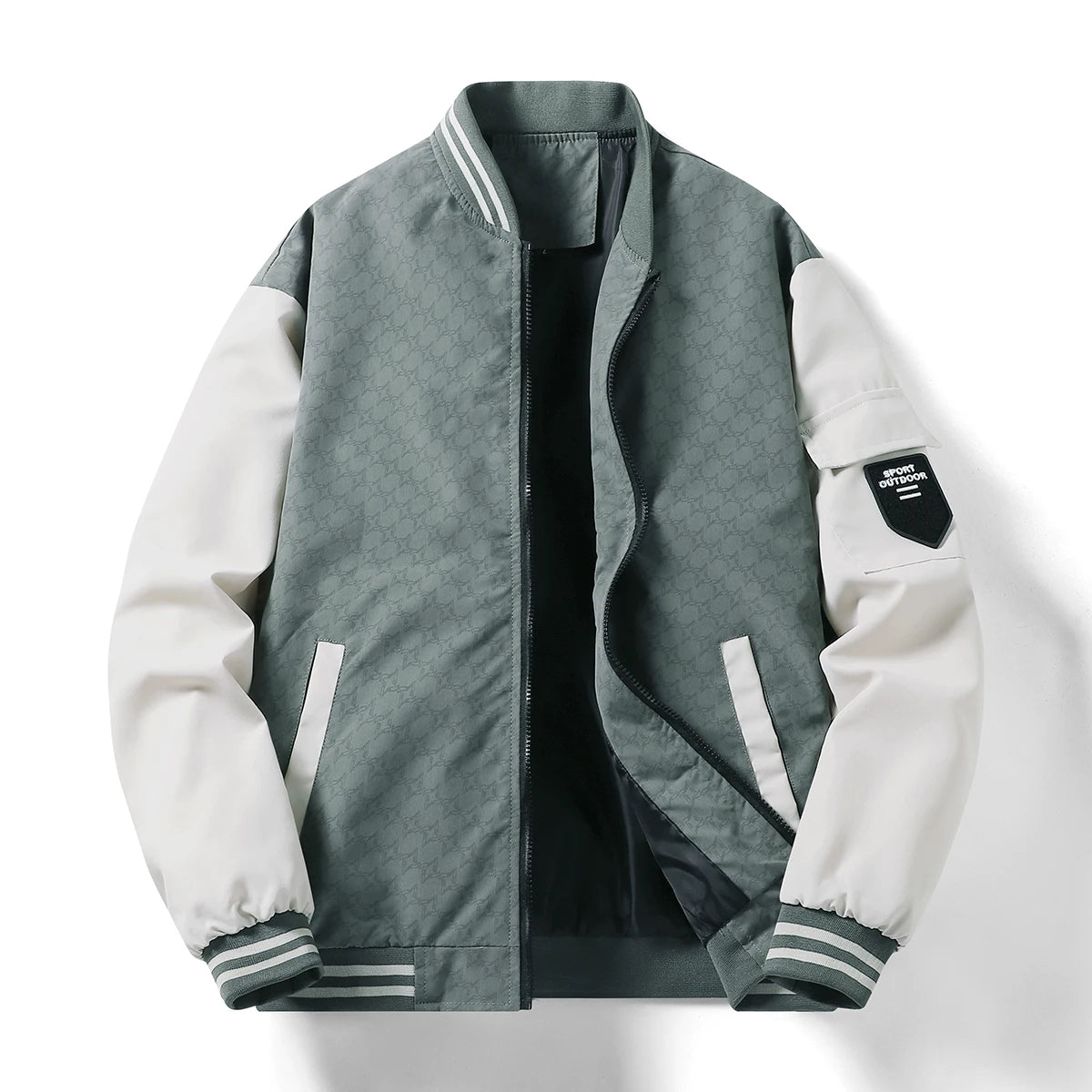 Men's Thin Windbreaker Bomber Jacket