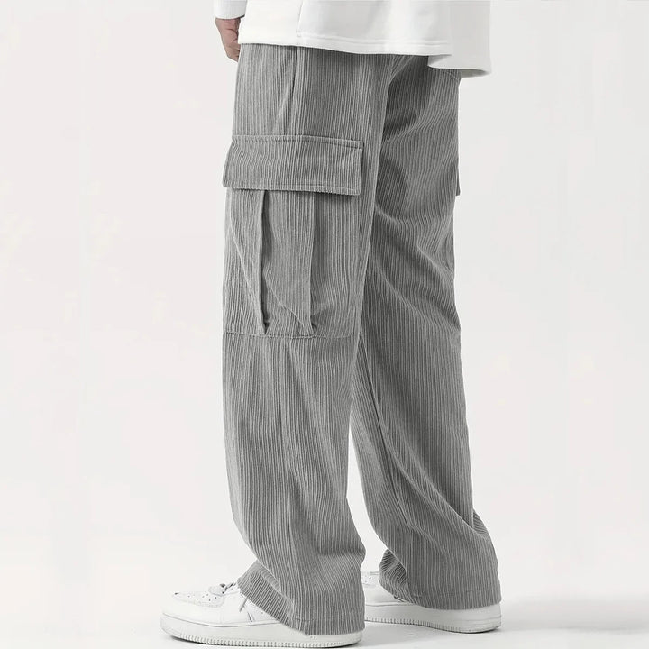 Venturo Corduroy Straight-Leg Pants