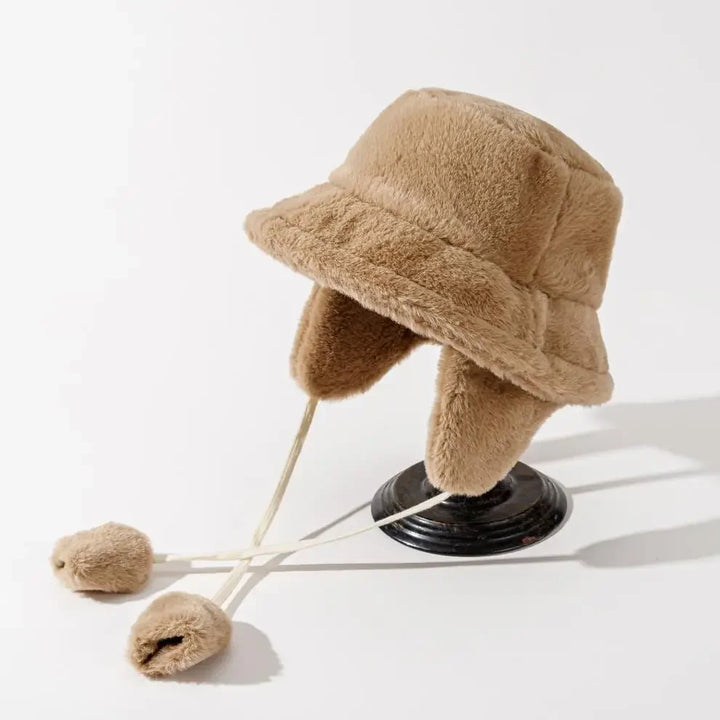 Evelina Fur Bucket Hat