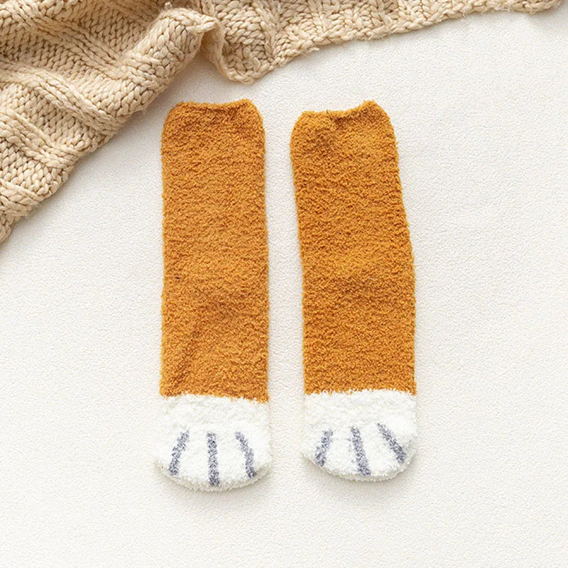 Pawfectly Cozy Cat Claw Socks (Six Pack Bundle)