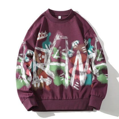 Urban Graffiti Oversized Sweatshirt