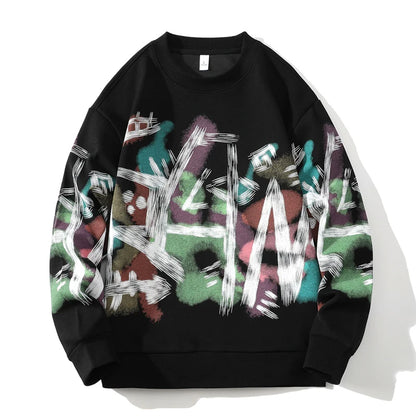 Urban Graffiti Oversized Sweatshirt