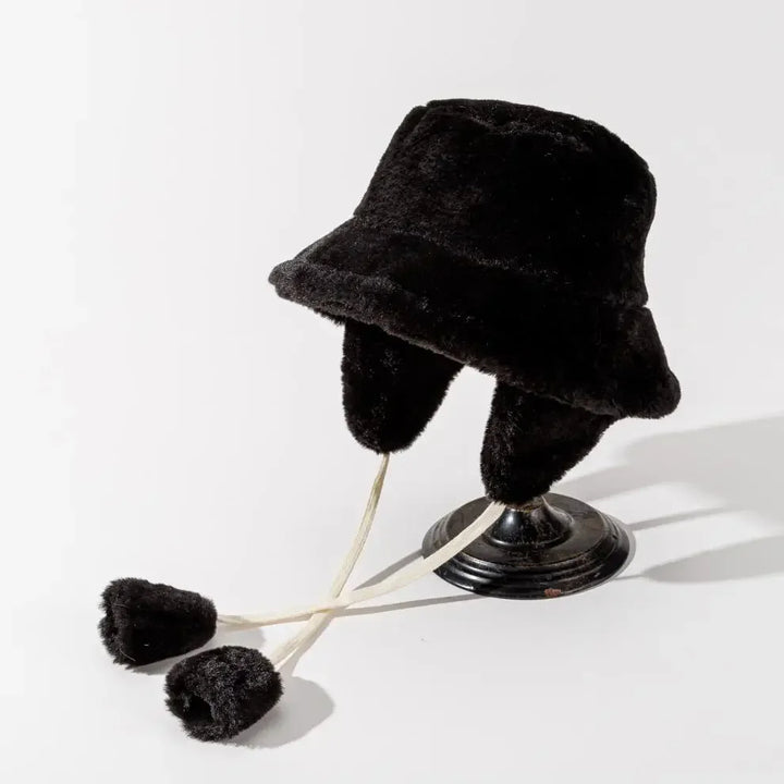 Evelina Fur Bucket Hat