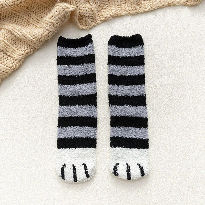 Pawfectly Cozy Cat Claw Socks (Six Pack Bundle)