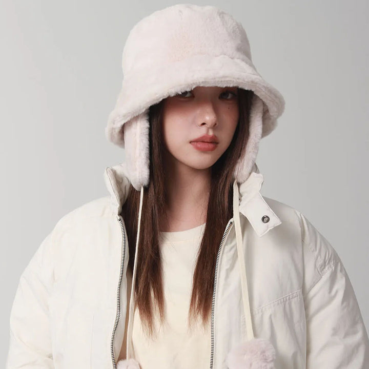 Evelina Fur Bucket Hat