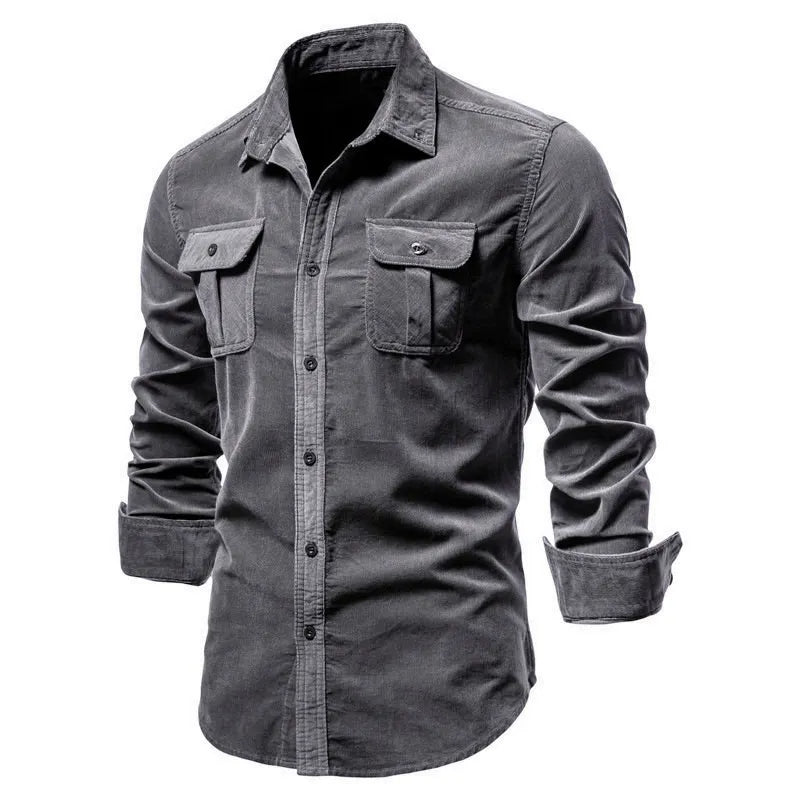 Well-Fit Organic Cotton Corduroy Shirt