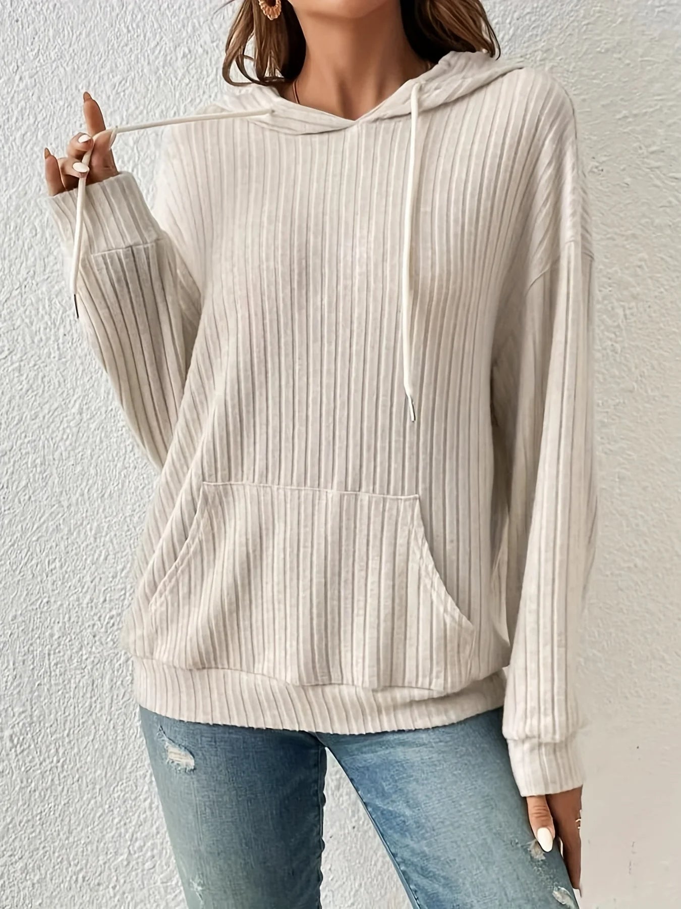 Giulia Cozy Ribbed Hoodie