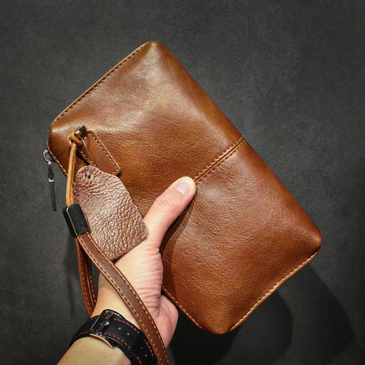 Corteziani Genuine Leather Wrist Bag