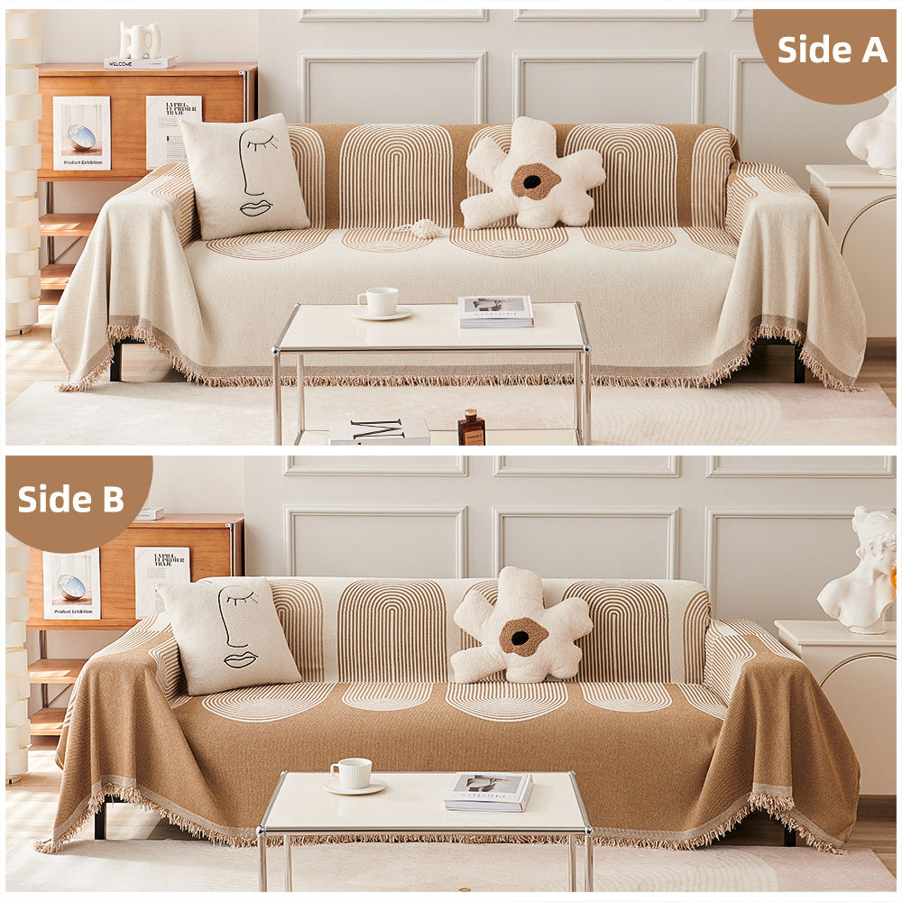 The Sofa Snuggle - Premium Double Sided Sofa Blanket & Cover