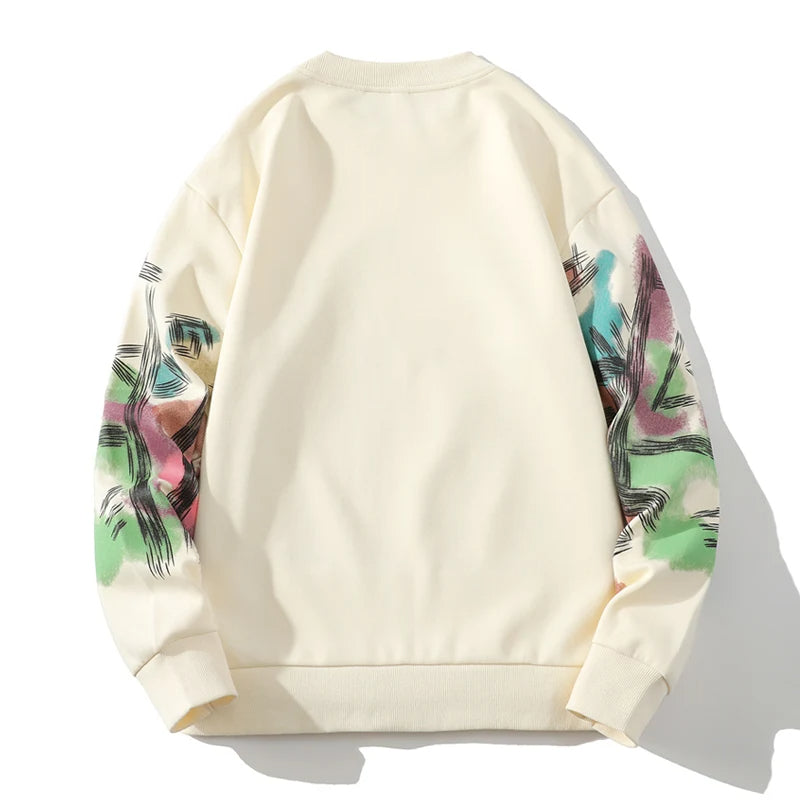 Urban Graffiti Oversized Sweatshirt