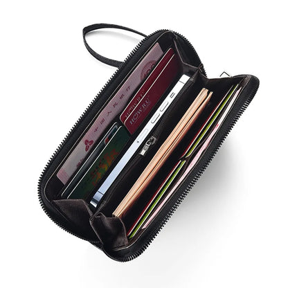 Clairfort Business Wallet - RFID Blocking Leather Clutch & Card Holder