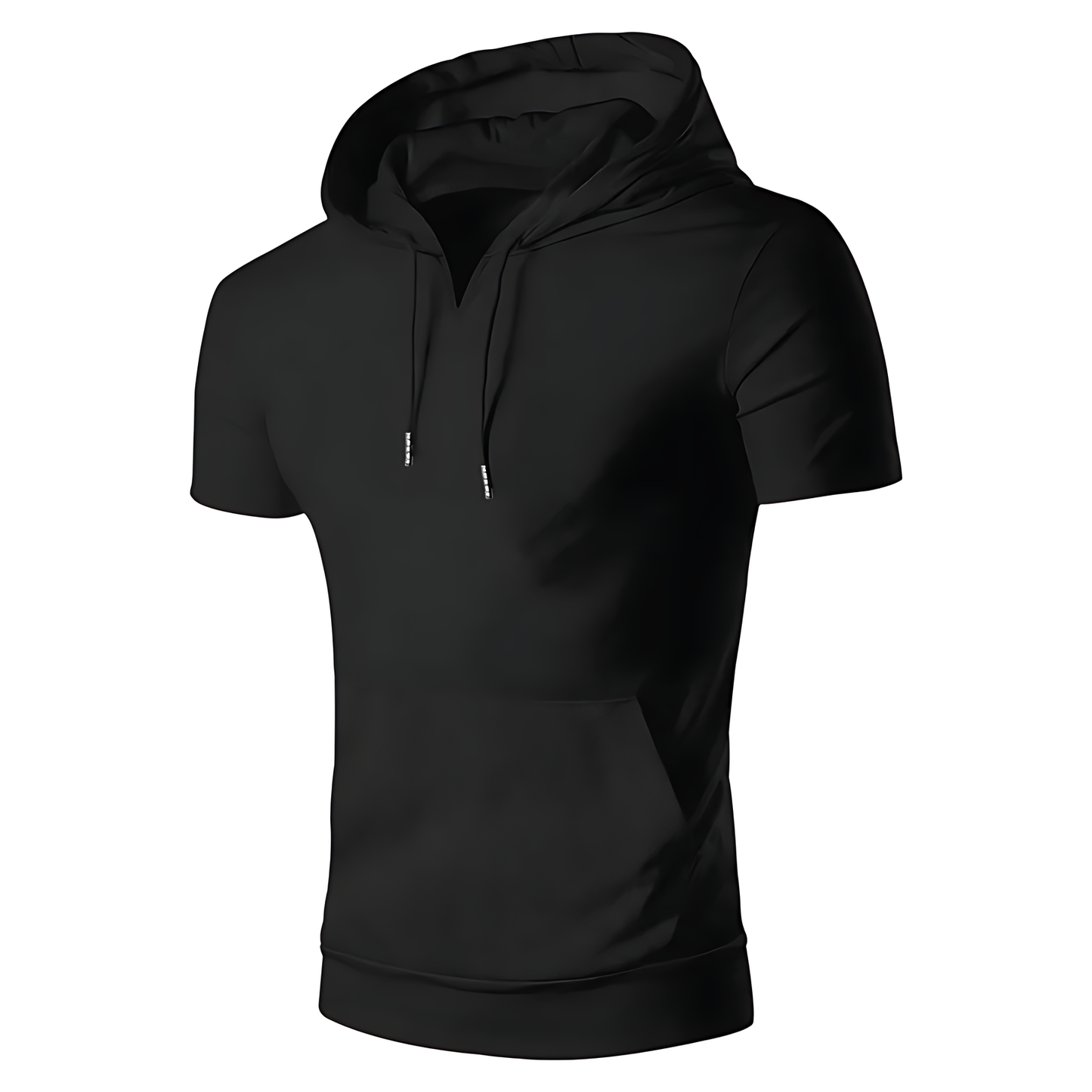 Elite Men's Short-Sleeve Hooded Performance Top