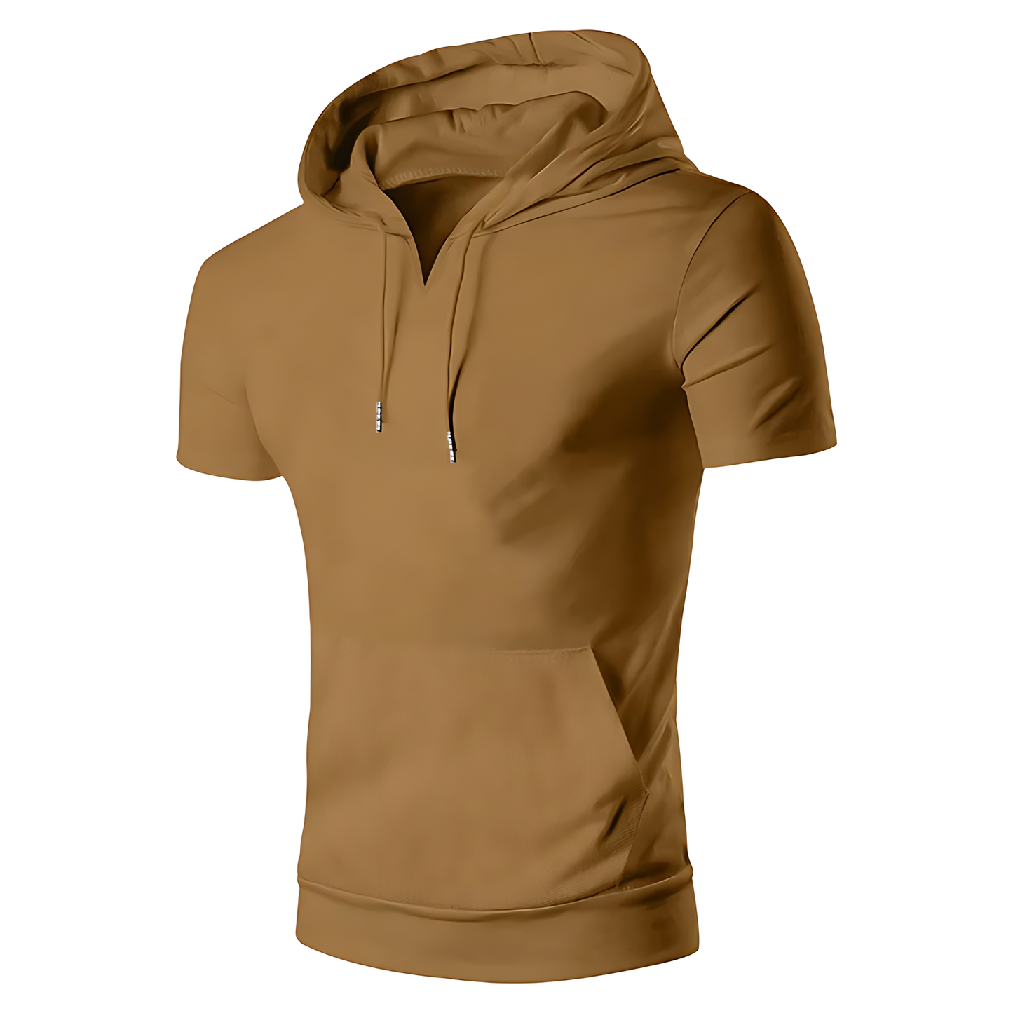 Elite Men's Short-Sleeve Hooded Performance Top