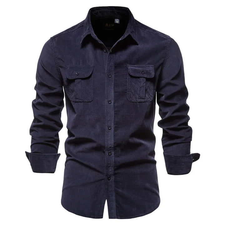 Well-Fit Organic Cotton Corduroy Shirt