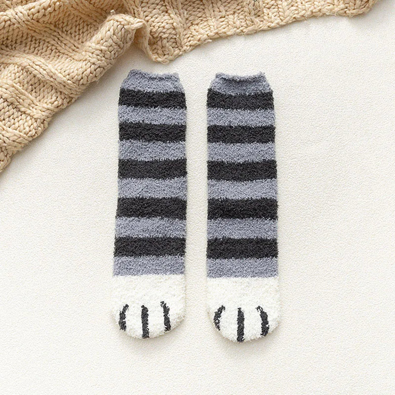 Pawfectly Cozy Cat Claw Socks (Six Pack Bundle)