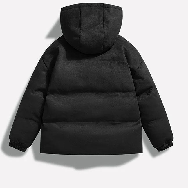 Brayden Suede Winter Puffer Coat