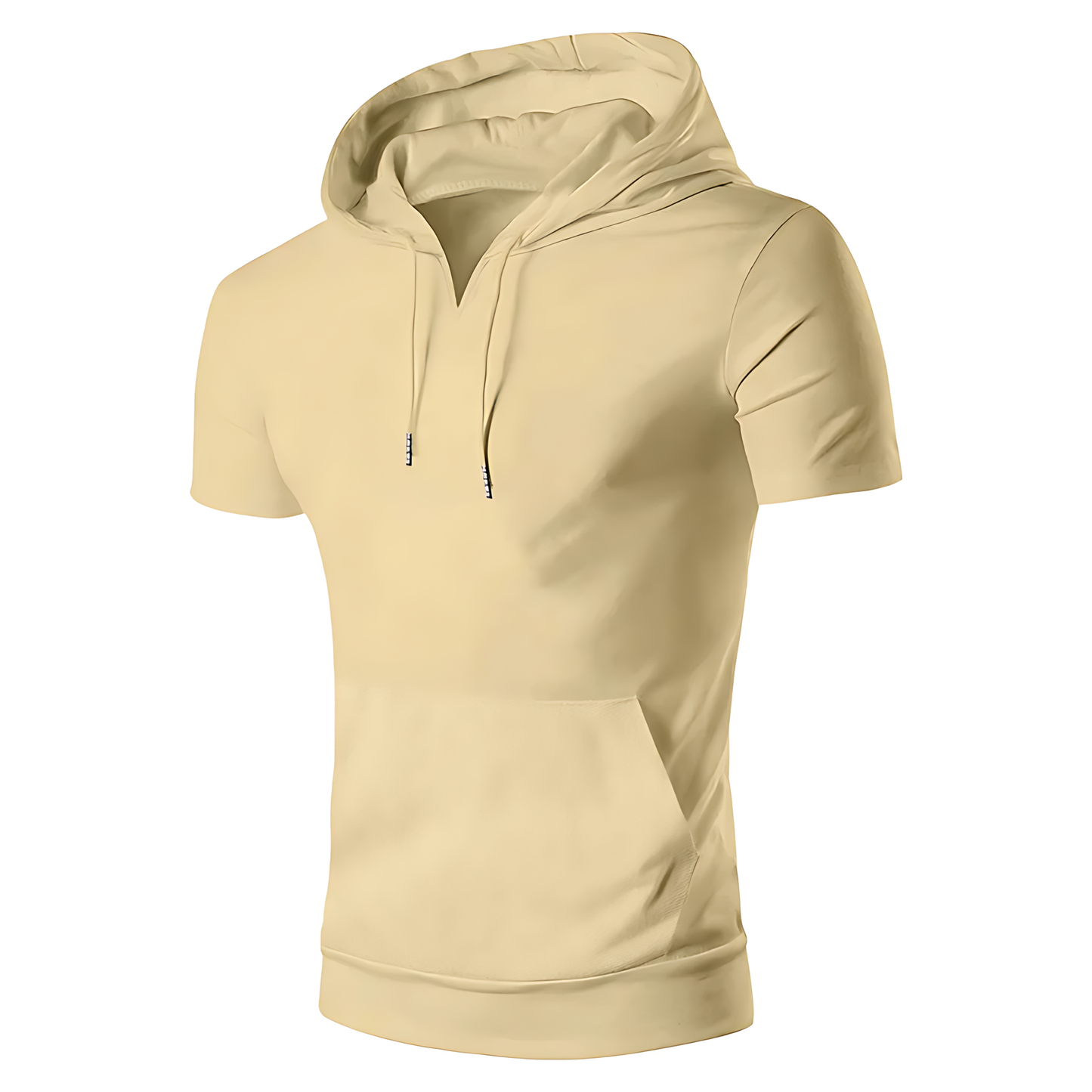 Elite Men's Short-Sleeve Hooded Performance Top