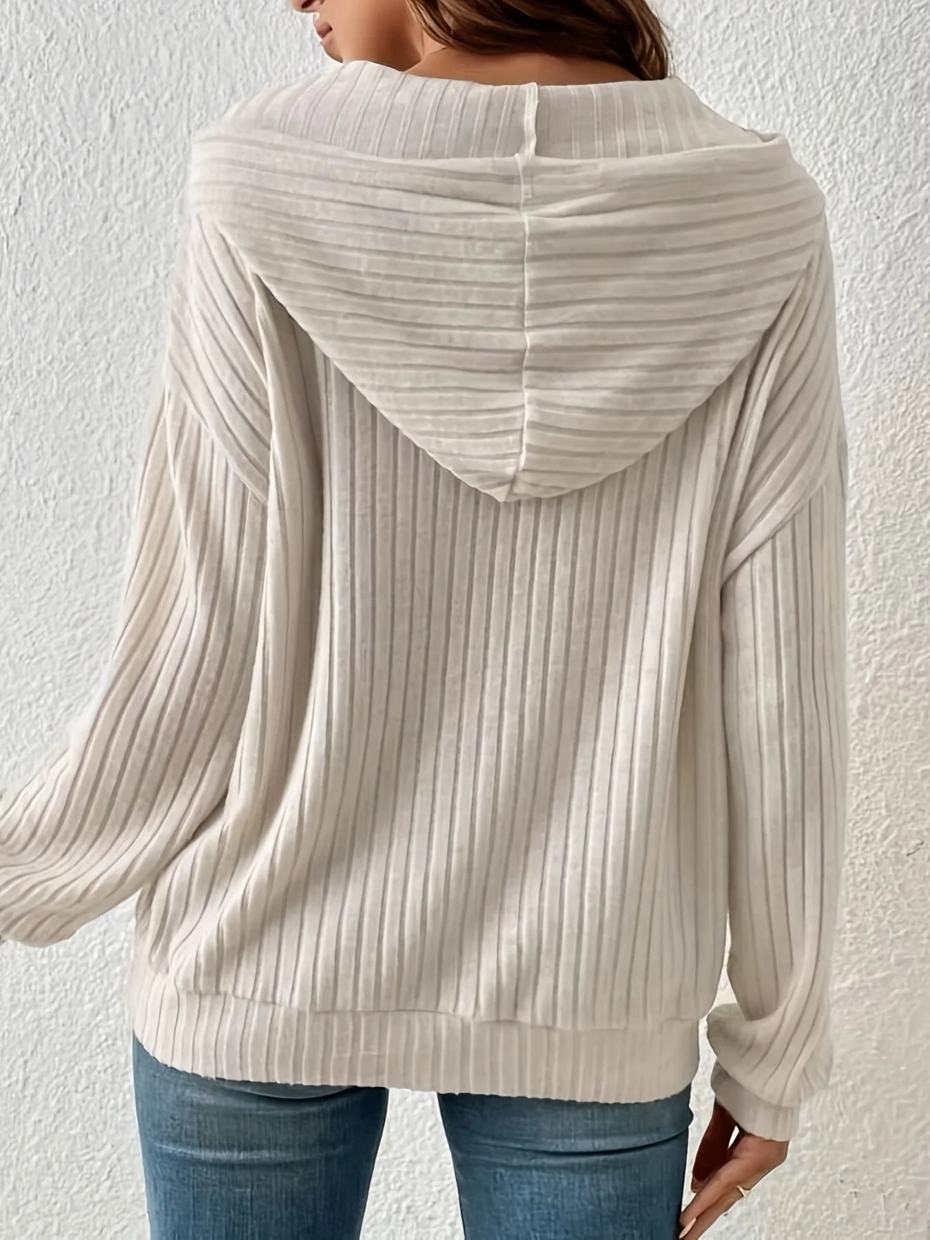 Giulia Cozy Ribbed Hoodie