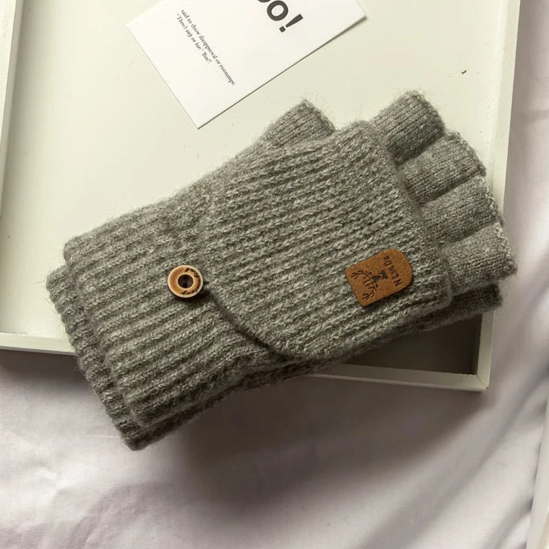 Nordstrom Fingerless Knit Touch Gloves