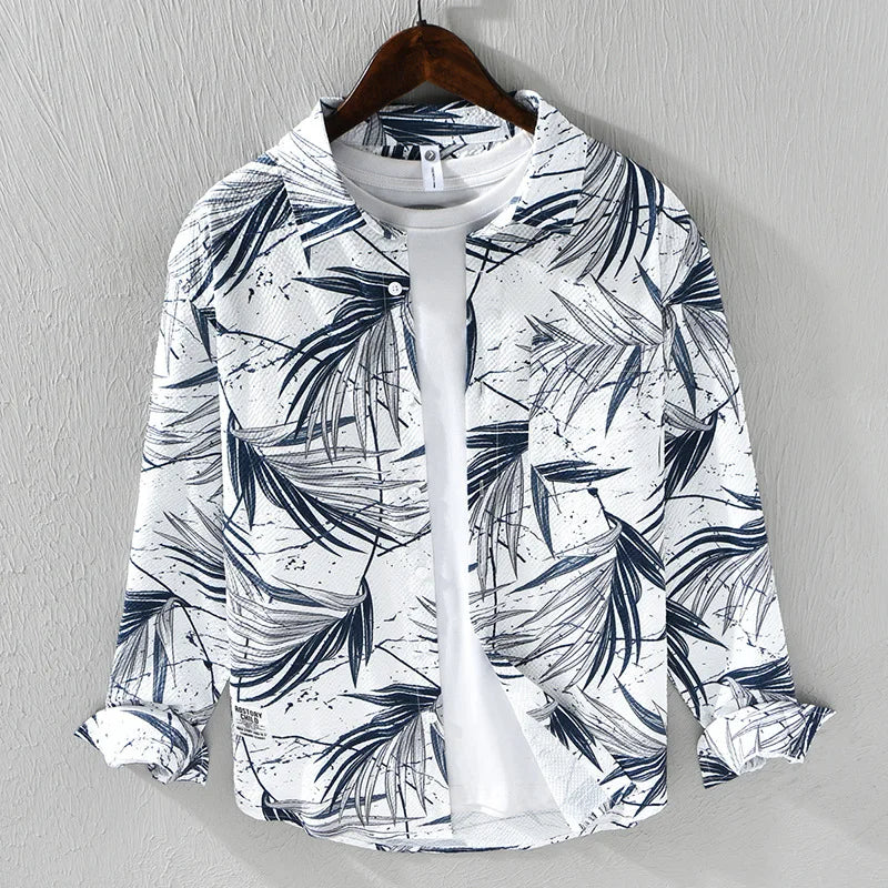 Soft Tones Tropical Shirt for Men