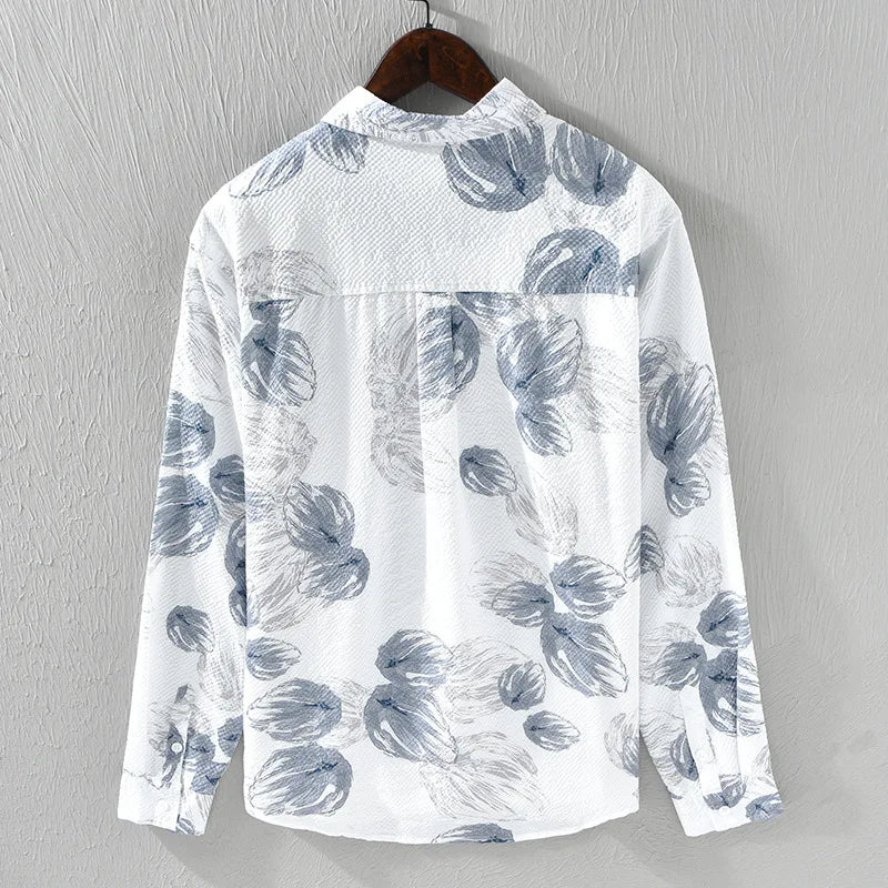 Soft Tones Tropical Shirt for Men