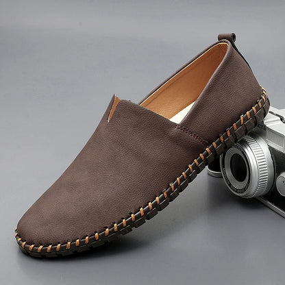 Classic Slip-On Leather Loafers