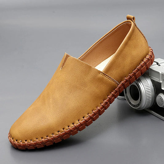 Classic Slip-On Leather Loafers