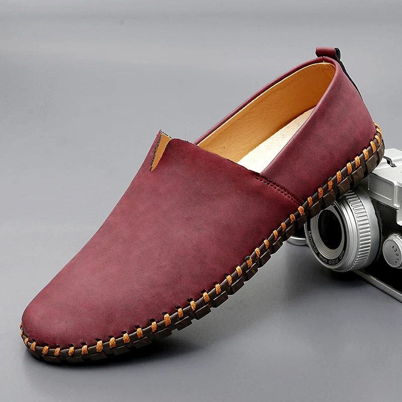 Classic Slip-On Leather Loafers