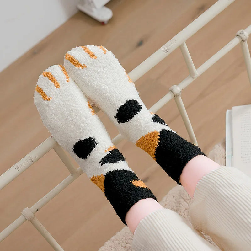 Pawfectly Cozy Cat Claw Socks (Six Pack Bundle)