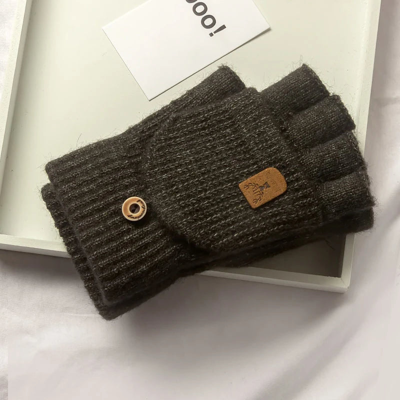 Nordstrom Fingerless Knit Touch Gloves