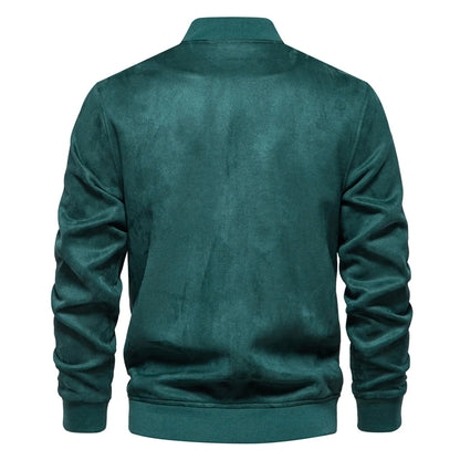 Fenrir Forge Suede Bomber Jacket