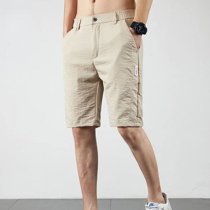 Ice Silk Elastic Summer Shorts