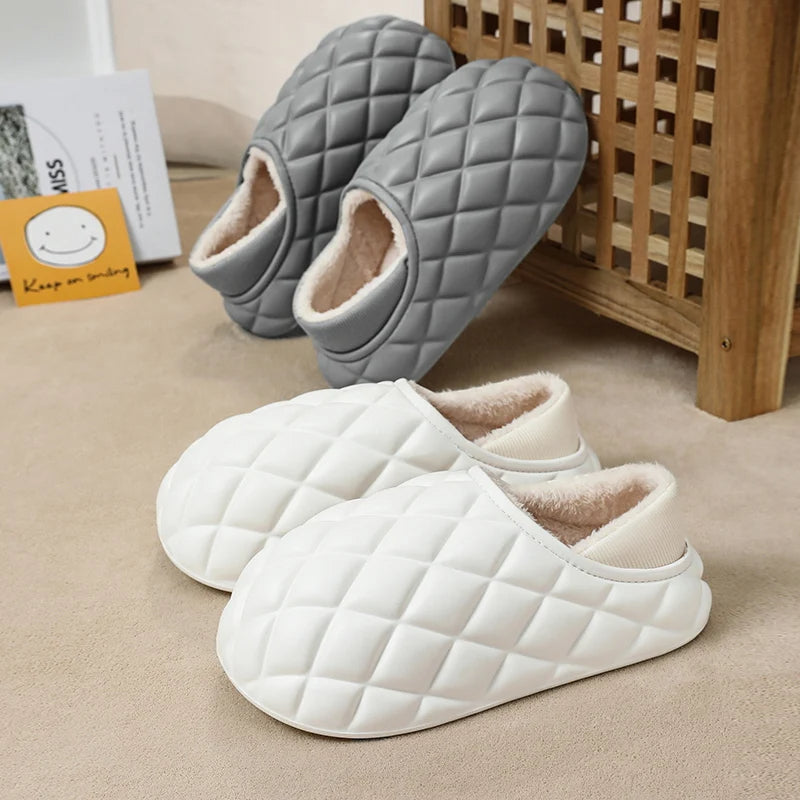 PlushPro - Warm Unisex Plush Cotton Indoor Slippers